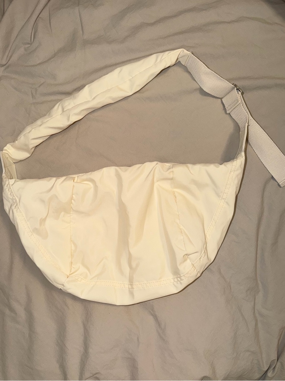 Women’s Cream Shoulder Sling Bag - Minimal Everyday Carry